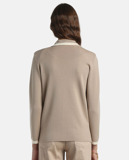 Beżowy sweter Meridien - Image #1