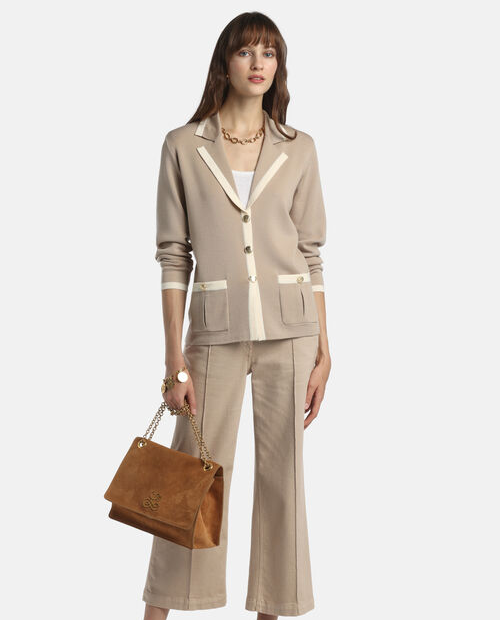 Beżowy sweter Meridien - Image #2