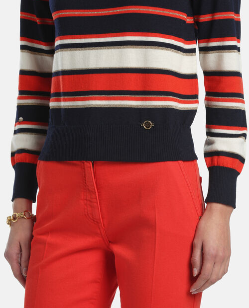 Sweter w paski Minorenne - Image #3