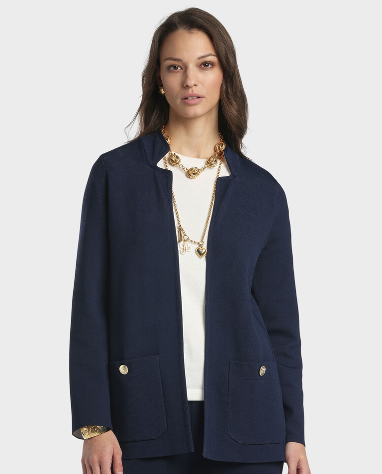 Granatowy kardigan Conduzione