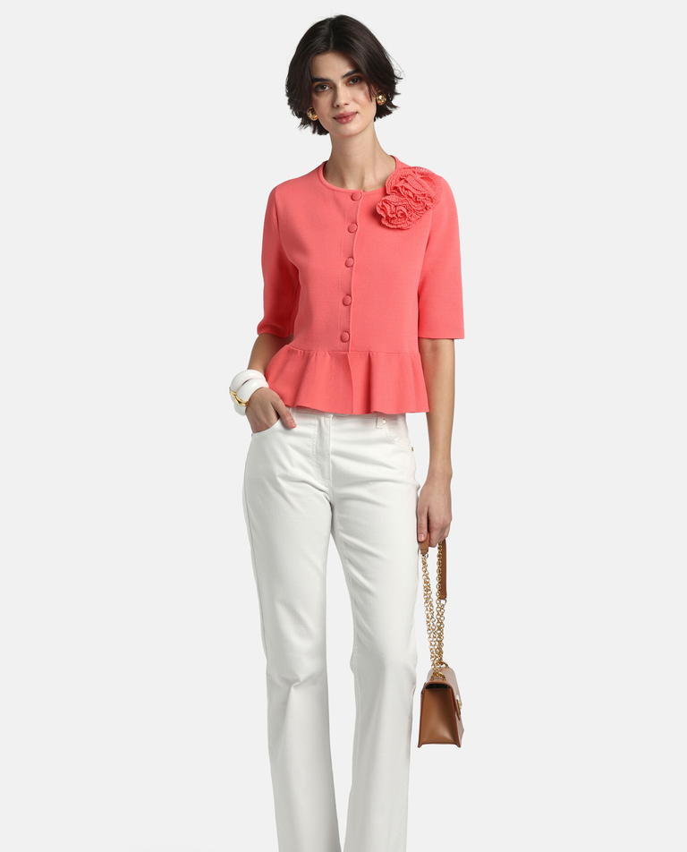 Koralowy kardigan Calo - Image #2