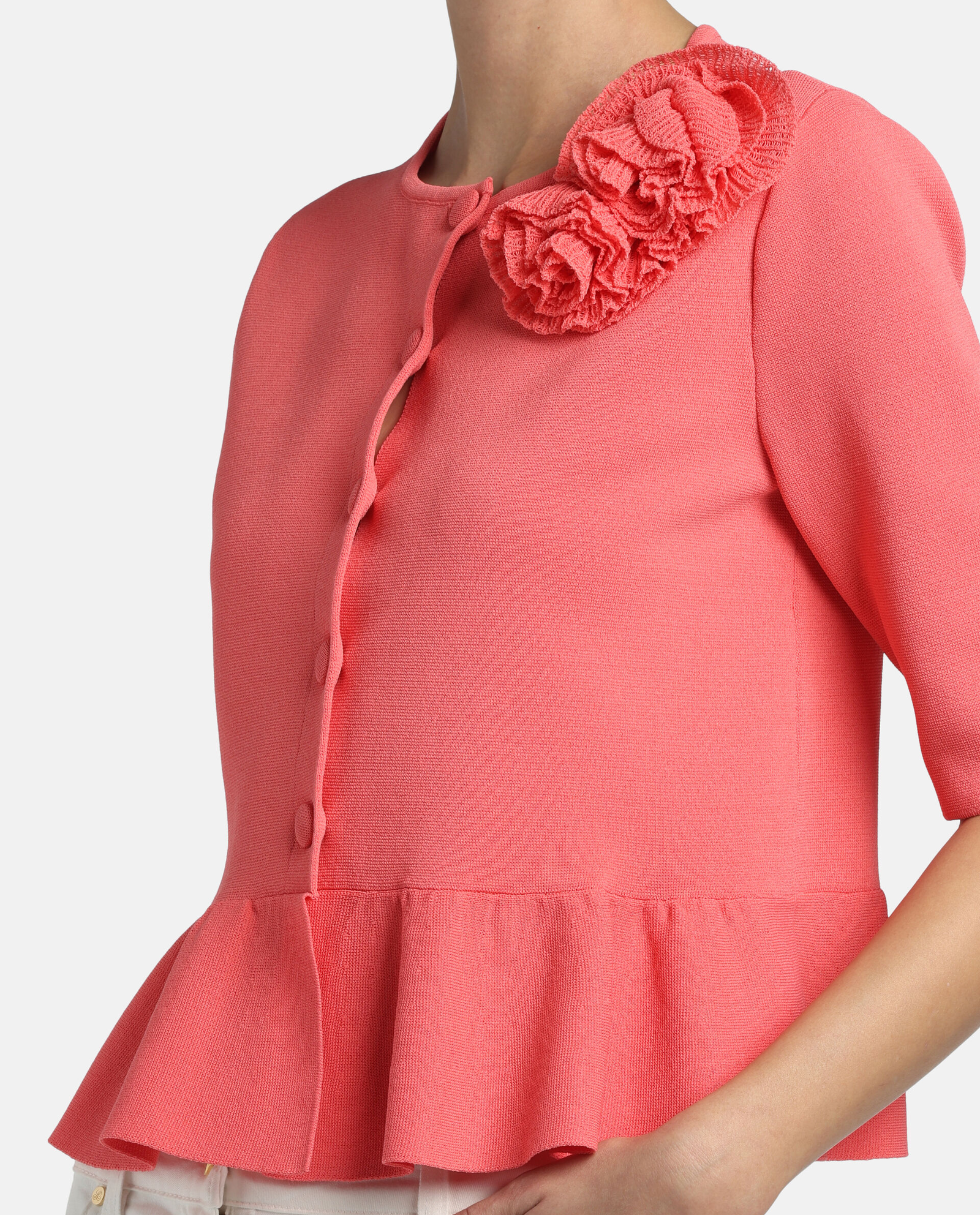 Koralowy kardigan Calo - Image #3