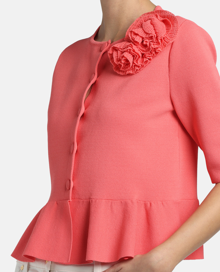 Koralowy kardigan Calo - Image #3