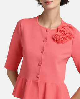 Koralowy kardigan Calo - Image #4