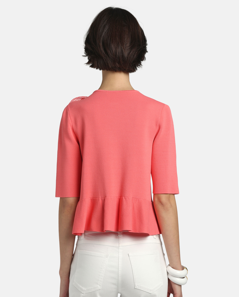 Koralowy kardigan Calo