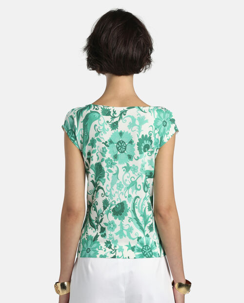 Zielony dzianinowy top Copertura