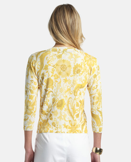 Kardigan w żółte kwiaty Coperta - Image #1