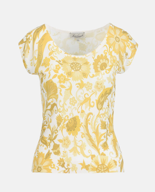 Żółty dzianinowy top Copertura - Image #4