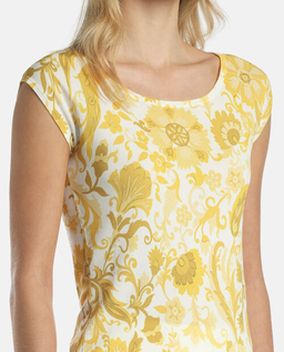 Żółty dzianinowy top Copertura - Image #2