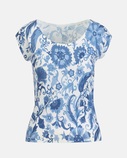 Jasnoniebieski dzianinowy top Copertura - Image #4