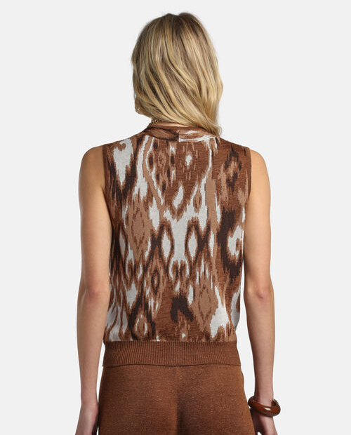 Żakardowa kamizelka Cetilena