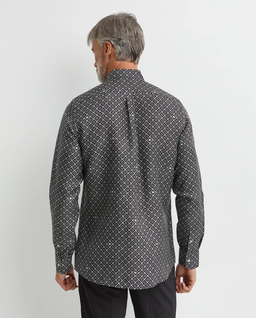 Jedwabna koszula z nadrukiem - Image #3