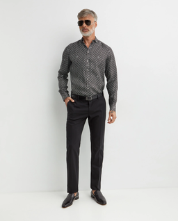 Jedwabna koszula z nadrukiem - Image #2