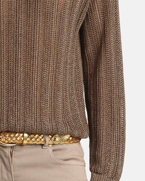 Brązowy sweter Zebrino - Image #3