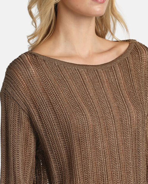 Brązowy sweter Zebrino - Image #4