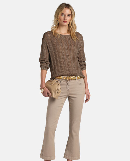 Brązowy sweter Zebrino - Image #2