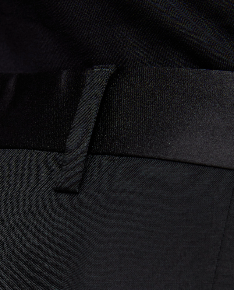 Czarne spodnie w kant - Image #4