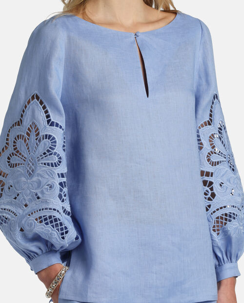 Lawendowa bluzka Bardi - Image #3