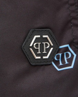 Czarne szorty kąpielowe Monogram - Image #4