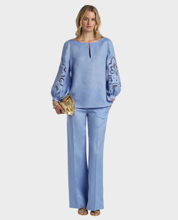 Lawendowe spodnie Ariete - Image #2