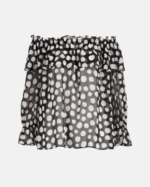 Jedwabna bluzka w groszki Balera - Image #5