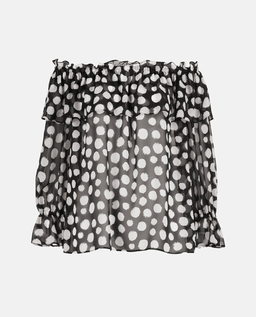 Jedwabna bluzka w groszki Balera - Image #5