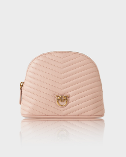 Różowa pikowana kosmetyczka Trousse - Image #0