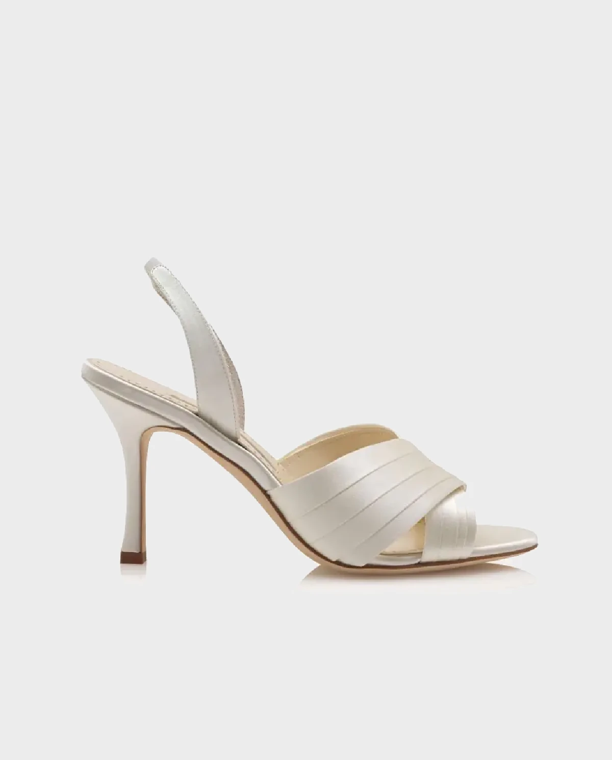 Kremowe sandały na szpilce Vierasan 90 - Image #0