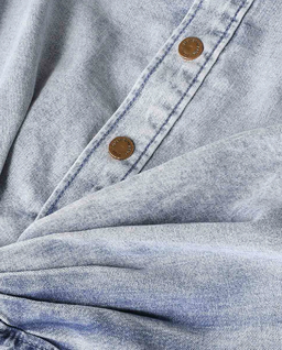 Jeansowa koszula kopertowa Rebellion - Image #5