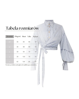 Jeansowa koszula kopertowa Rebellion - Image #6