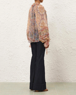 Jedwabna bluzka w kwiaty Rebellion - Image #3