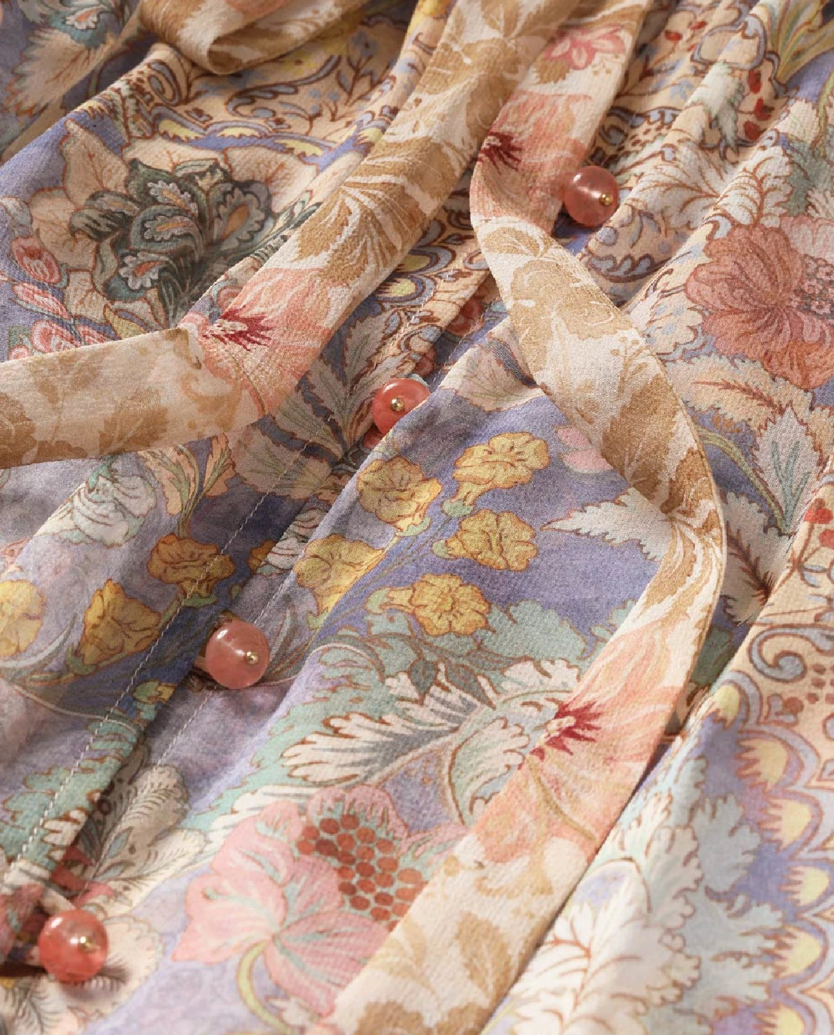 Jedwabna bluzka w kwiaty Rebellion - Image #5