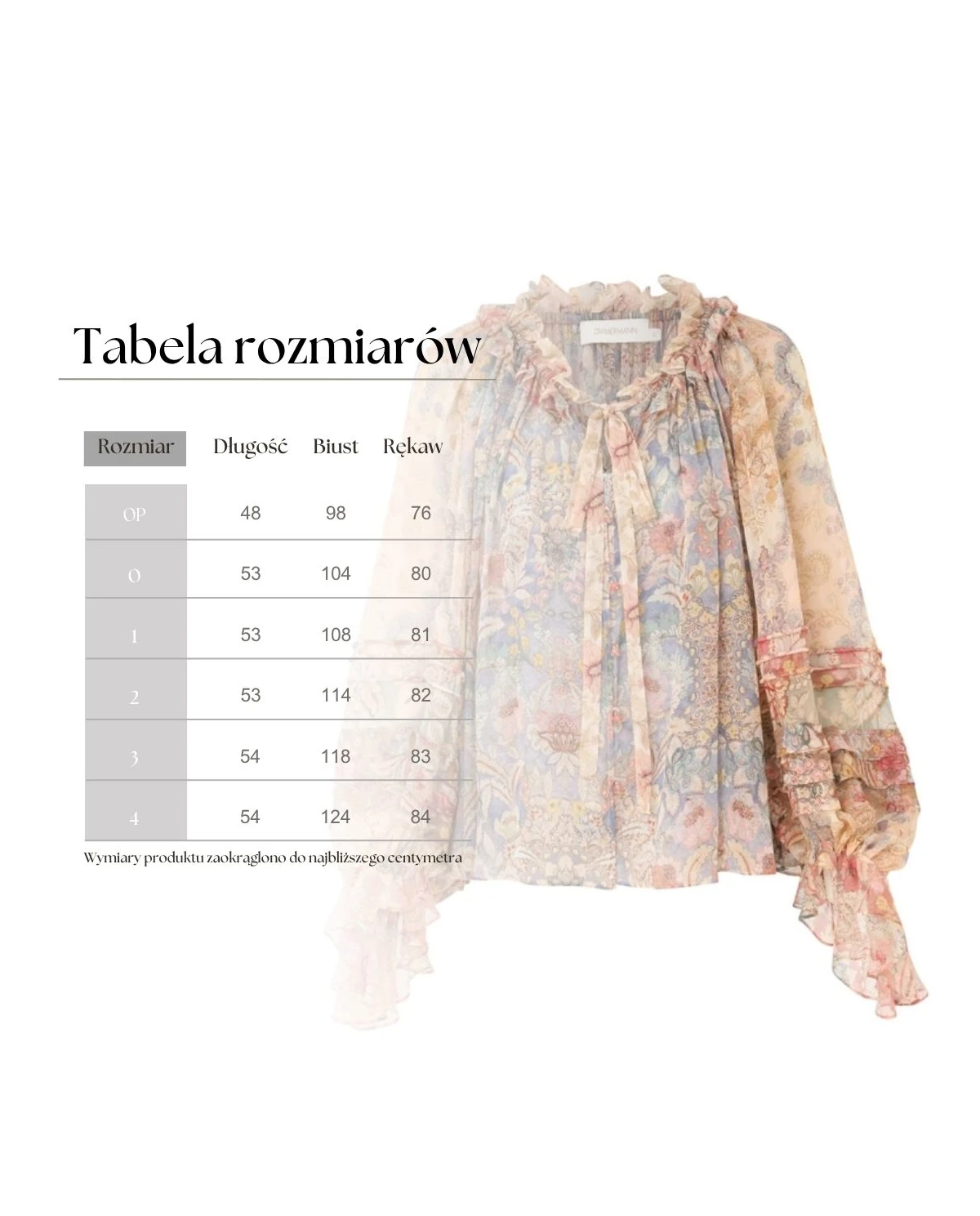 Jedwabna bluzka w kwiaty Rebellion - Image #7