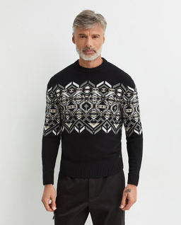 Czarno-biały sweter Luci - Image #0