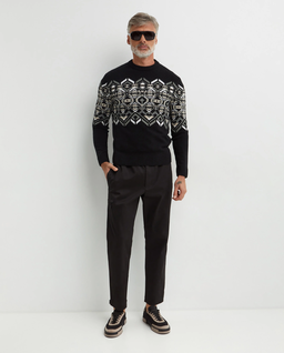 Czarno-biały sweter Luci - Image #2