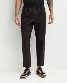 Bawełniane czarne spodnie - Image #0