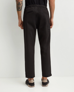 Bawełniane czarne spodnie - Image #3