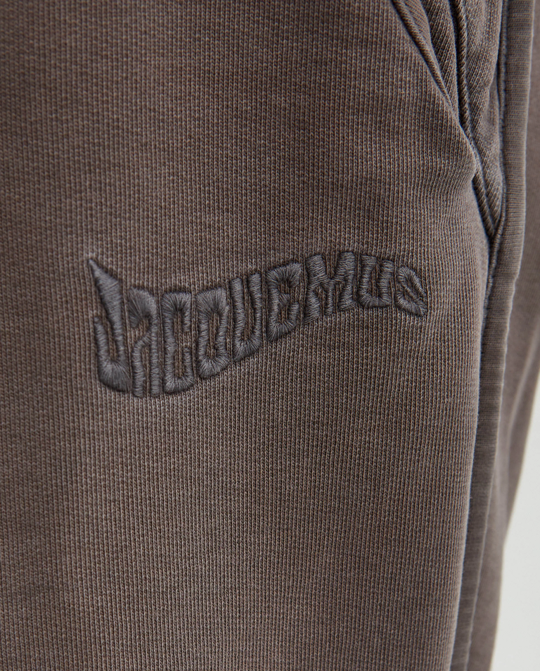 Brązowe spodnie dresowe joggery - Image #5