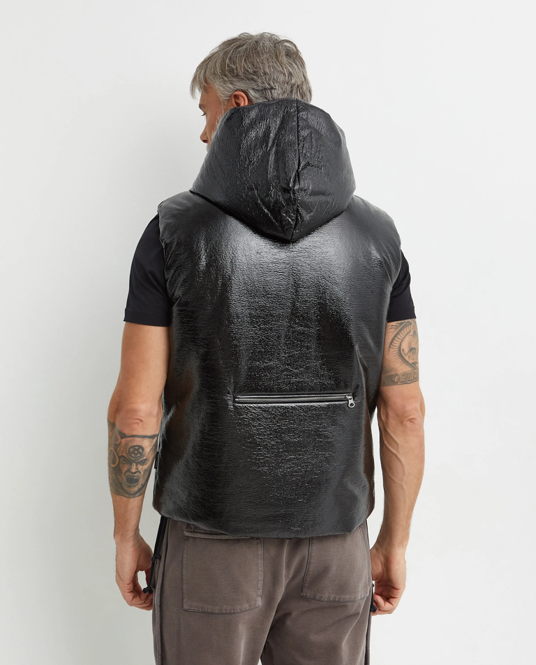 Winylowa kamizelka z kapturem - Image #3