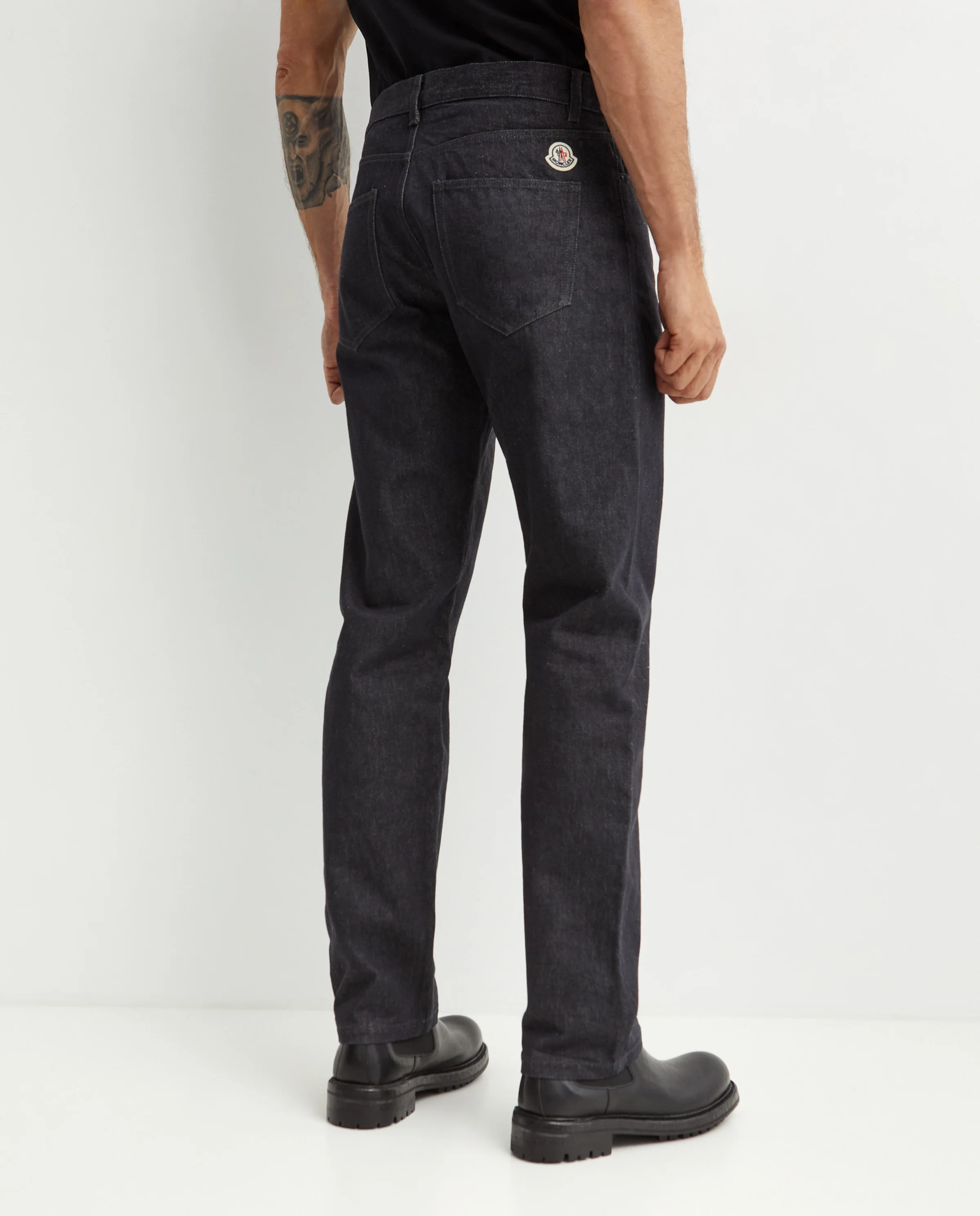 Czarne bawełniane jeansy - Image #3