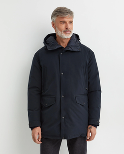 Granatowa kurtka dwustronna - Image #0