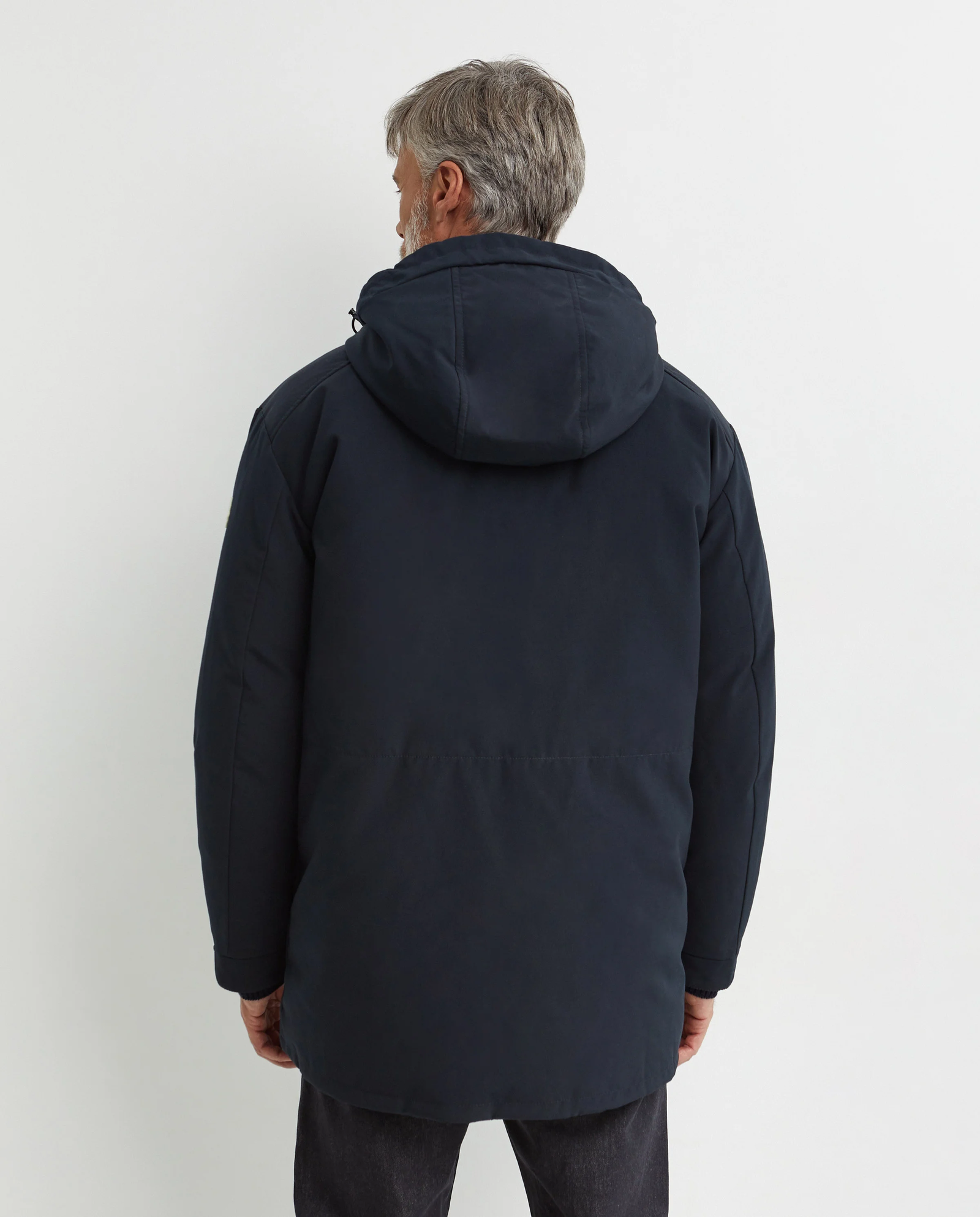 Granatowa kurtka dwustronna - Image #3