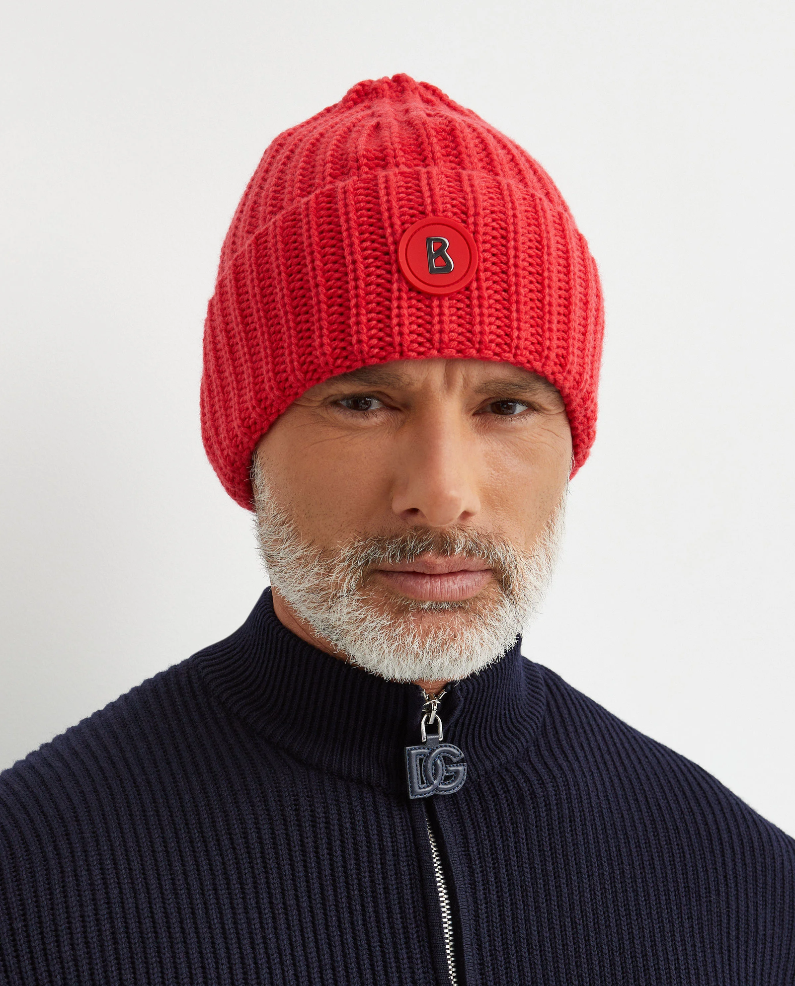 Czerwona kaszmirowa czapka Kilian - Image #1