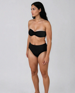 Czarny dół od bikini z wysokim stanem Bora Bora - Image #2