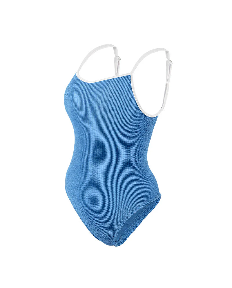 Niebieski strój kąpielowy Bise - Image #5