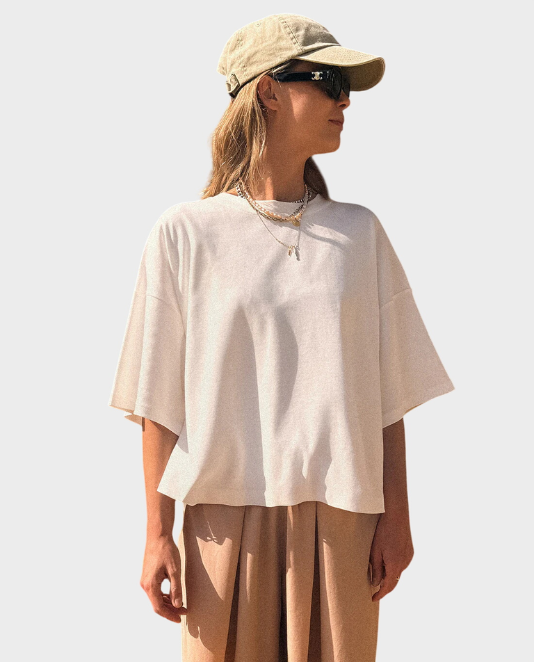 Biały t-shirt Etesian