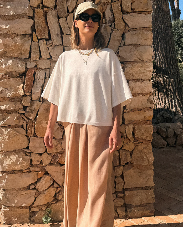 Biały t-shirt Etesian