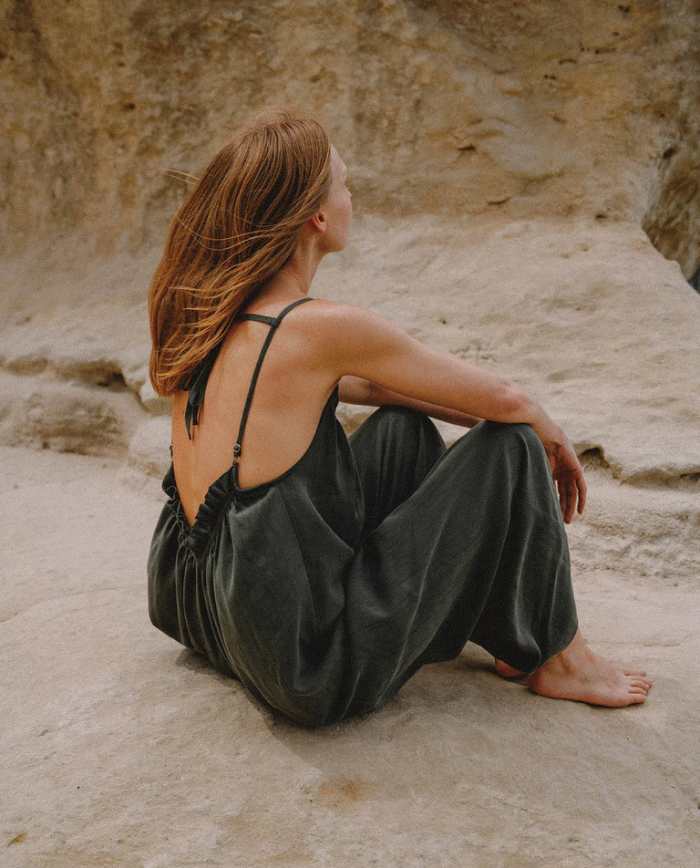 Oliwkowy kombinezon Breeze - Image #2