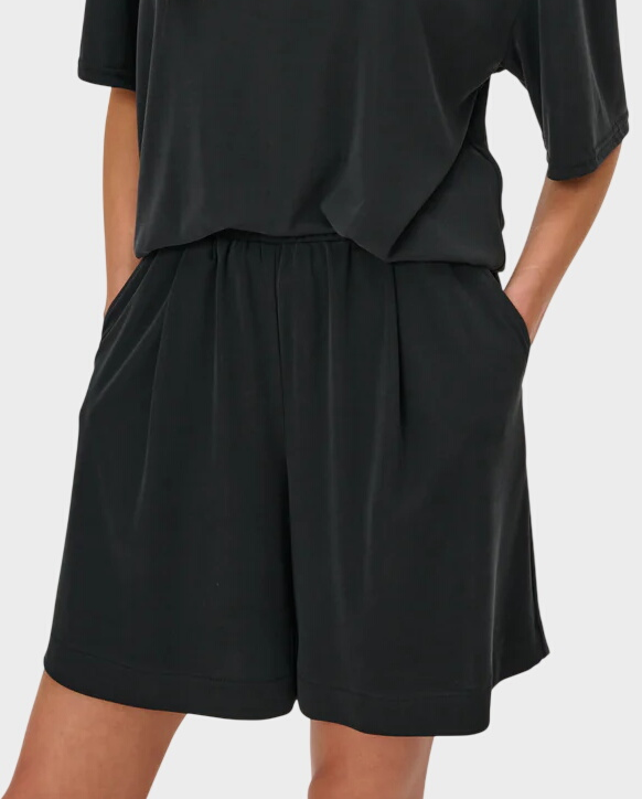 Luźne szorty z wiskozy Rivo - Image #0