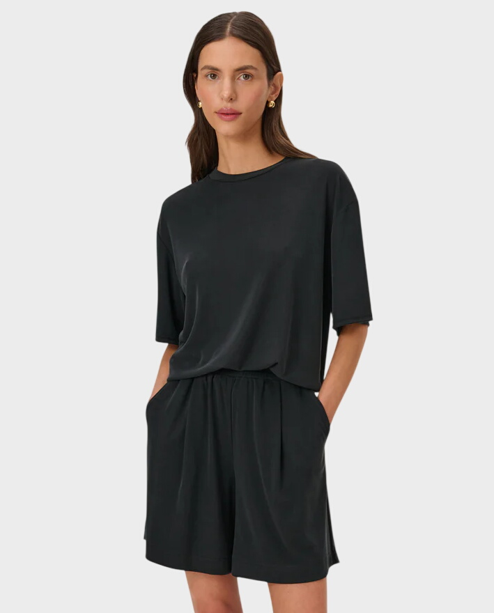 Luźne szorty z wiskozy Rivo